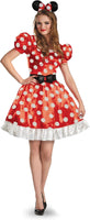 Disguise Women's Red Minnie Mouse Classic Costume Medium 8-10
