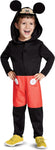 Mickey Mouse Toddler Child Costume, Red, Medium/(3T-4T)