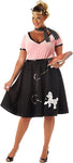 Plus Size 50's Sweetheart Costume - Sock Hop Halloween Costumes 1X