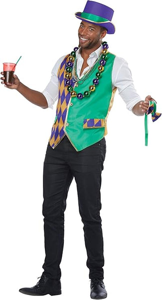 Mardi Gras Vest Kit - Adult Damaged