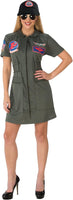 Top Gun Flight Dress Womens Costume