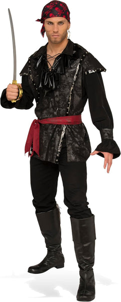 Rubies Costume co, men’s swashbuckler pirate costume Standard Sized adult