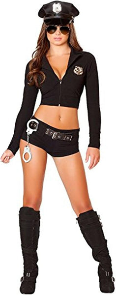 Women Police Costume Cosplay Dirty Cop Uniform Halloween Officer Outfits