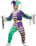 Men's Mardi Gras Jester Costume