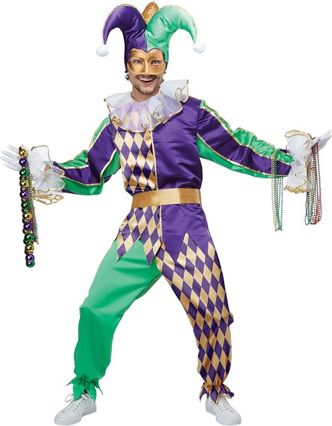 Men's Mardi Gras Jester Costume