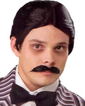 The Addams Family Gomez Wig and Mustache Kit