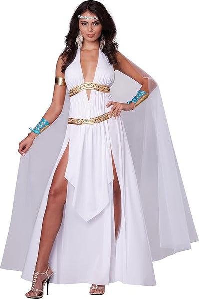 Adult MEdium Halloween Costume Roman Toga Grecian Greek Goddess
