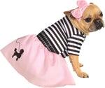 Dog Costume - Large 50's poodle skirt sock hop