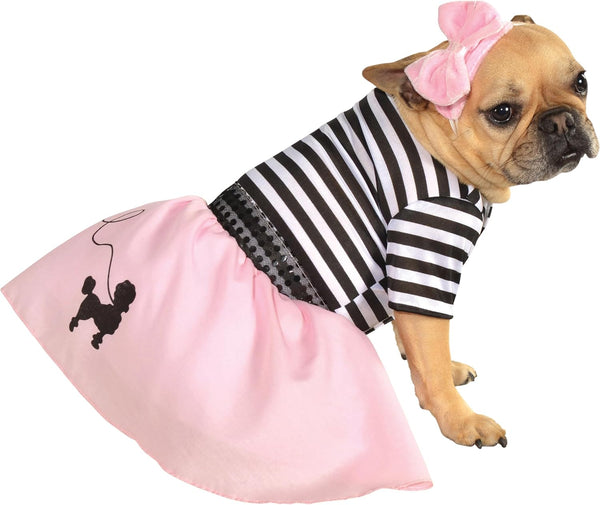 Dog Costume - Large 50's poodle skirt sock hop