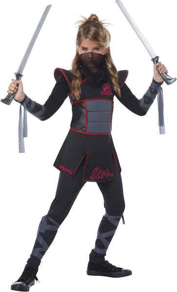 Black Fearless Ninja Costume CHild