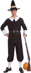 Colonial Pilgrim Man  Costume Adult Large to size 42