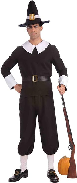 Colonial Pilgrim Man  Costume Adult Large to size 42