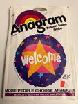 Anagram Round Foil Balloons- Welcome Stars