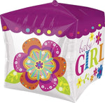Anagram Cubez Balloon- baby girl