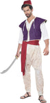 mens Arabian Folk Adult Costume aladdin sultan genie
