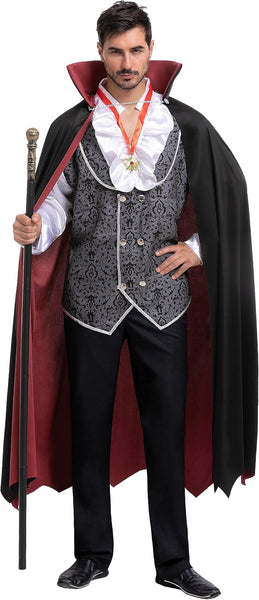 Cold silver VAmpire Costume adult small