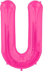 Letter Balloons- pink 36“