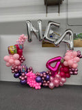 7foot round balloon hoop