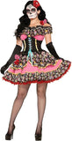 Women's Day Of the Dead Senorita Costume