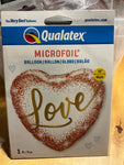 Heart Foil Balloon - love