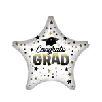 Anagram Star Foil Balloon- Congrats Grad stars