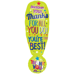 Anagram SuperShape Foil Balloon- Thank You Exclamation Mark