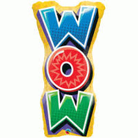 Qualatex Jumbo Foil Balloon- WOW 36“