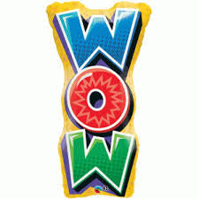 Qualatex Jumbo Foil Balloon- WOW 36“