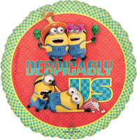 Anagram 17“ Round Foil Balloon- Despicably Us, Minions