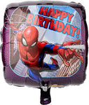Anagram Foil Balloon- Spiderman Happy Birthday