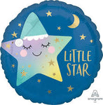Anagram Round Foil Balloon- little star