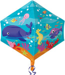 Anagram Anglez Foil Balloon- under the sea