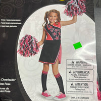 pink cheerleader kids costume