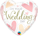 Wedding Day Herat Foil Balloon