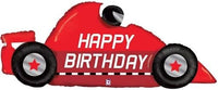 Betallic Race Car Supershape Foil Balloon- 43“ Happy Birthday Race Car