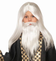 CHILD WIZARD white Costume Accessory head