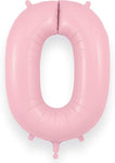 Oaktree Number Balloons- 34“ matte pink