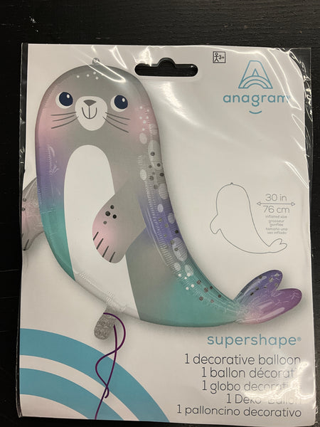 Anagram Seal Supershape Foil Balloon