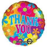 Anagram Round Foil Balloon- Thank You