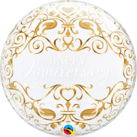 Happy Anniversary Bubbles Balloon