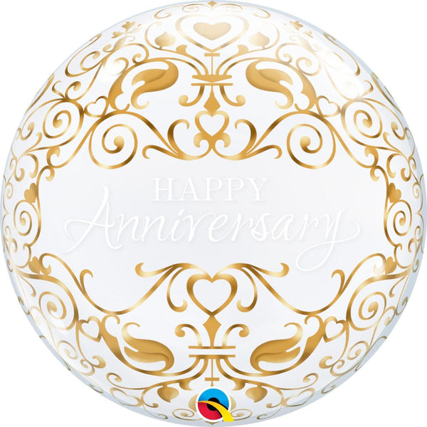 Happy Anniversary Bubbles Balloon