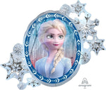 Anagram SuperShape Foil Balloon- Anna and Elsa, Frozen, Disney