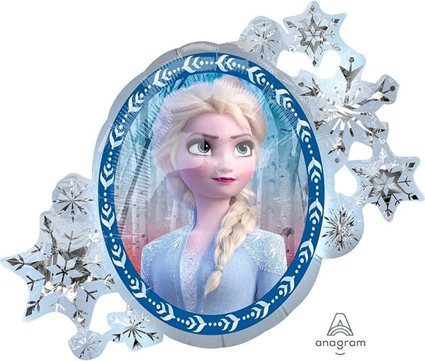Anagram SuperShape Foil Balloon- Anna and Elsa, Frozen, Disney