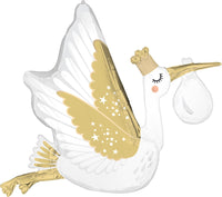 Anagram Stork Supershape Foil Balloon 35“
