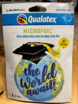 The world awaits Graduation Jumbo Foil Balloon