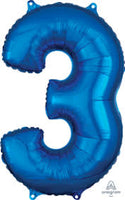 Number Balloon- blue 34”