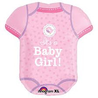 Anagram SuperShape Foil Balloon- It‘s a girl onesie