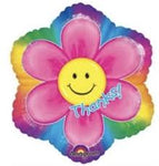 Anagram Flower Shaped Foil Balloon- Thank you