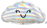 Anagram Holographic Foil Balloon- Puffy Cloud