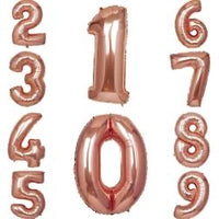 Anagram Number Balloon- Rose Gold 26“